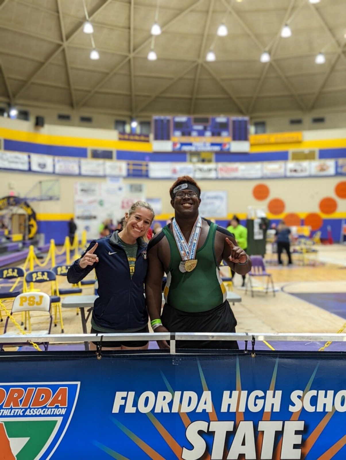 CORAL SHORES WEIGHTLIFTER XAYVER ARRINGTON WINS FIRST STATE CHAMPIONSHIP